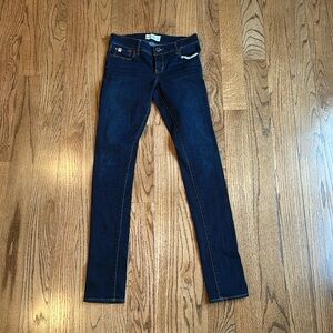Abercrombie jeans kids 16 slim navy blue; will bundle for better $